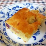 紫芋とりんごの豆腐ケーキ